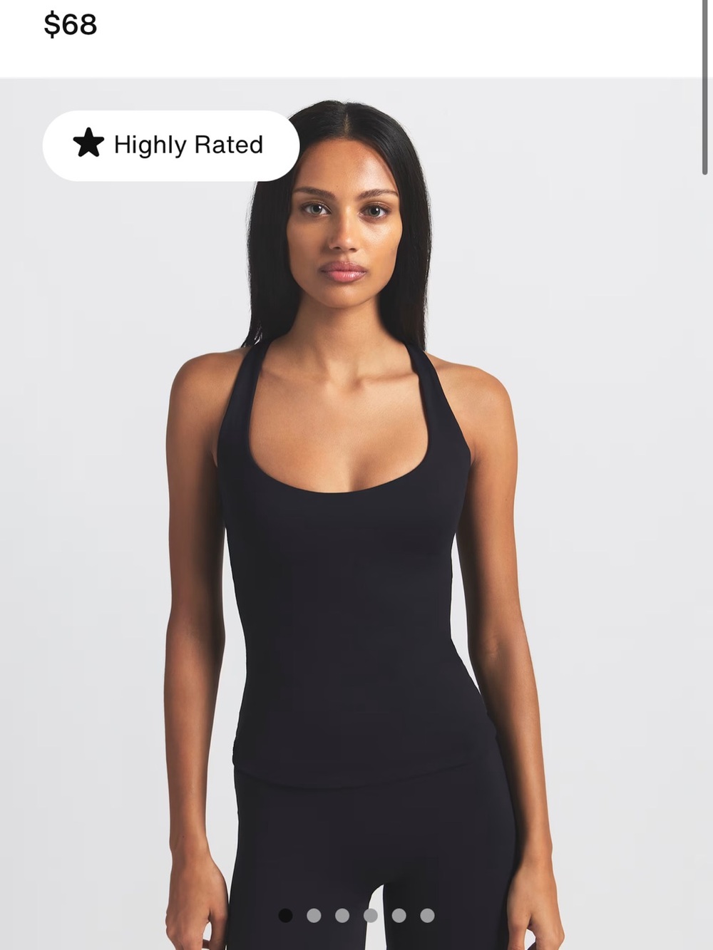 NikeSKIMS NWT Matte Racerback Tank SZ SMALL